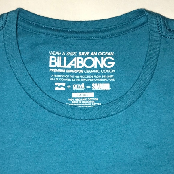 BILLABONG short sleeve graphic Tee, L - Picture 3 of 3